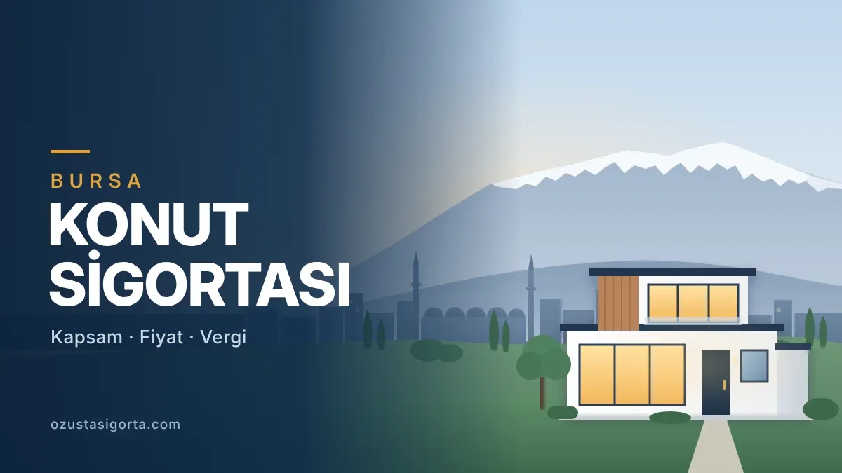 Bursa Konut Sigortası 2026: Kapsam, Fiyat ve Vergi